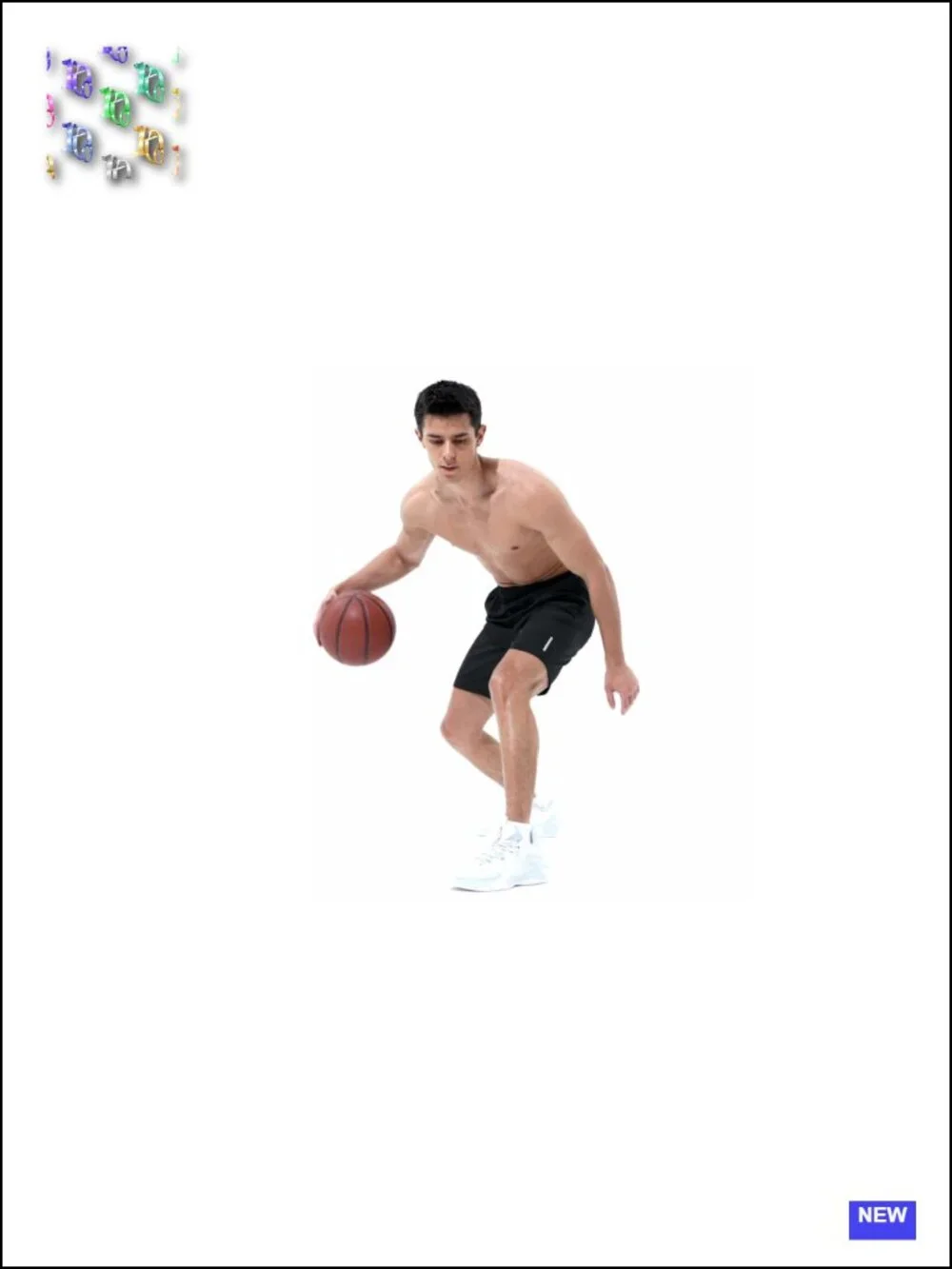 Men's Quick-Dry Athletic Shorts with Zipper Pockets